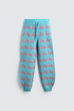 INTARSIA KNIT TROUSERS WITH TIES HARRY LAMBERT FOR ZARA X DISNEY  фото 2