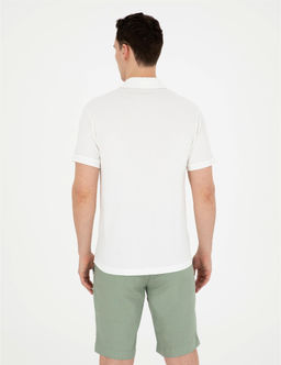 Ekru Slim Fit Ti__rt