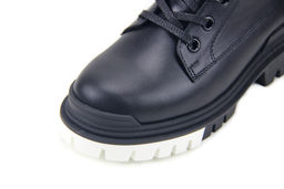 Ботинки 346.astra20bl/w black/Шерсть