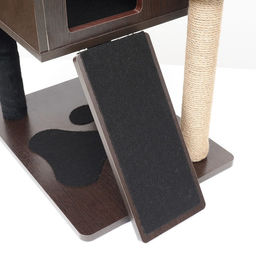 Комплекс для кошек с когтеточкой, с домиком, 58 х 54 х 87см, ЛДСП, цвет венге - Пижон фото 7