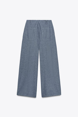 ZW COLLECTION RELAXED TROUSERS - Zara фото 15