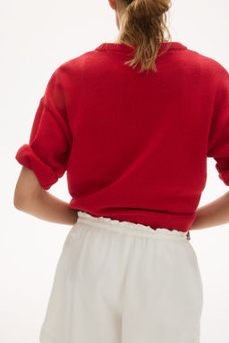 Pantal?n corto en denim con cord?n de ajuste - H&m фото 7