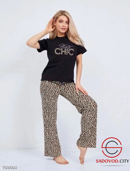 пижама женская леопардовая - Bruno фото 3