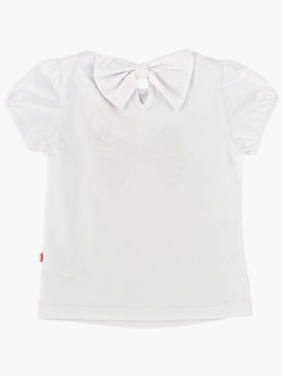 Футболка для девочки UD 0751 белый - Mini maxi фото 8