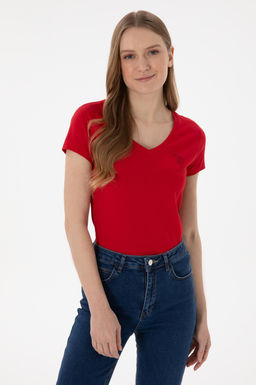 Kad_n K_rm_z_ Basic Ti__rt Sepette S_rpriz _ndirim - U.s. polo assn фото 3