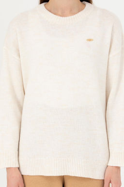 Женский свитер цвета экрю - U.s. polo assn фото 13