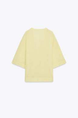 ZW COLLECTION STRIPED KIMONO WITH TIES - Zara фото 7