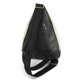 Рюкзак муж натуральная кожа Croco-СМ-860 (однолямочный), 1отд, плеч/рем-стропа, серый флотер/серый тем флотер (265/263) 263629 фото 2