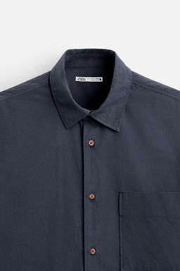 COTTON POPLIN SHIRT - Zara фото 9