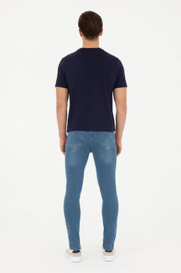 Erkek Mavi Jean Pantolon