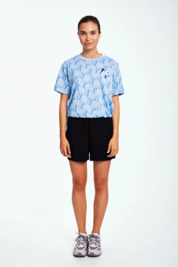 Футболка Хлопок Синий - Anta фото 3