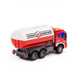 Сити, автомобиль с цистерной инерционный (со светом и звуком) (красный) (в коробке) - Полесье фото 4