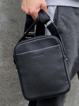 Мужская кожаная сумка Dierhoff ДМ 2040/МХ - Sergio valentini фото 5