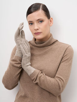 Перчатки из шерсти серые ULKos