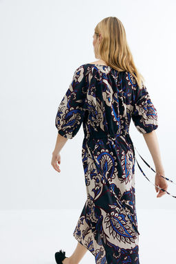 Vestido de algodon con cordon de ajuste - H&m фото 2