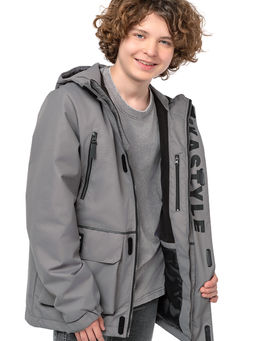 Куртка 4м3725 серый - Nikastyle фото 7