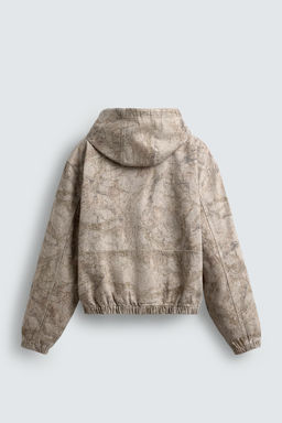 WASHED HOODED JACKET - Zara фото 9