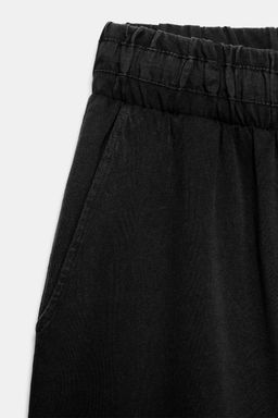 PANTAL?N HEAVY COTTON WIDE LEG / Negro - Zara фото 6