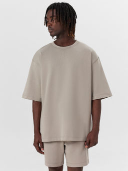 Комплект мужской бежевый: футболка и шорты - Mark formelle фото 3