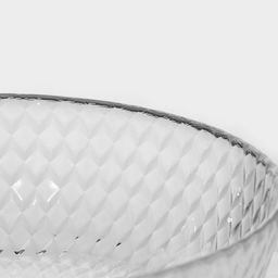 Цена за 6 шт. Тарелка глубокая «Идиллия», d=18 см, стекло, прозрачная