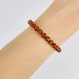 Браслет из Янтаря (градиент) - Радуга самоцветов фото 2