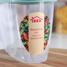 Ёмкость для хранения сыпучих продуктов, 900 мл, пластик, МИКС