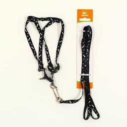 Комплект Классика, поводок 120 х 1 см, ОГ 28-47 см, чёрный - Пижон фото 6