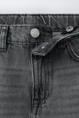 BERMUDA DENIM WIDE FIT ROTOS / Gris claro - Zara фото 3