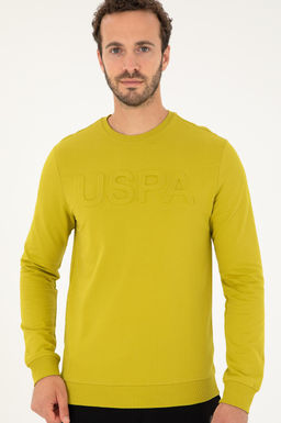 Erkek F_st_k Ye_ili Basic Sweatshirt