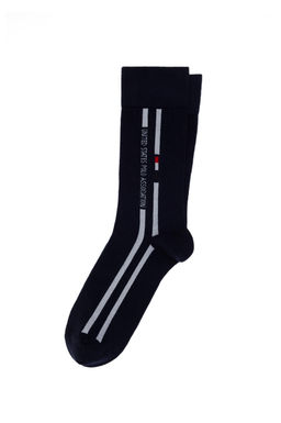 Erkek A__k Lacivert _orap Sepette S_rpriz _ndirim