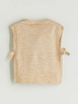 Bisiklet Yaka K?z ?ocuk Triko S?veter