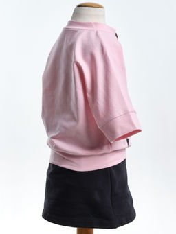 Джемпер с укороченным рукавом UD 0612 розовый - Mini maxi фото 2