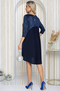 Платье Леди Элегант (синий блеск) П12207-10 - Lt collection фото 2