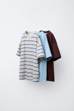 3-PACK OF STRIPED AND PLAIN T-SHIRTS - Zara фото 5