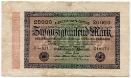 20000 марок 1923 года Германия