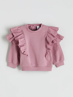 Bebe Yaka K?z Bebek Sweatshirt