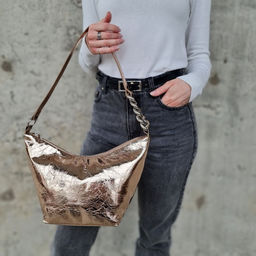 Женская кожаная сумка через плечо 0053-20 - Cidirro фото 4