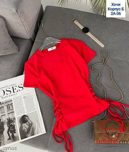 Футболка женская однотонная - Bruno фото 7