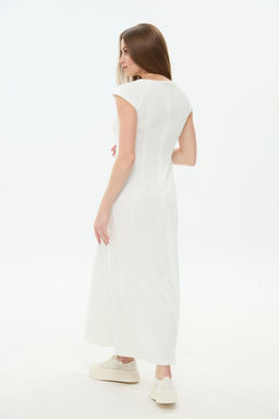 Платье NIKVA н1034-1 молоко  фото 3
