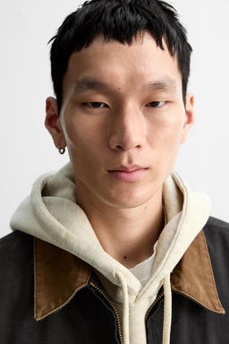 JACKET WITH CONTRAST COLLAR - Zara фото 13