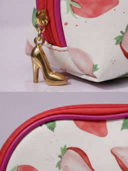 Sunflower Набор косметичек с принтом Клубнички 01 TY, 3 шт., розовый фото 8