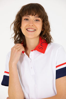 Kad_n Beyaz Polo Yaka Ti__rt - U.s. polo assn фото 2