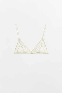 STRUCTURED SILK BRALETTE - Zara фото 7