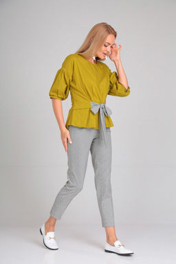 Костюм Gamma & Gracia 270 фисташковый серый  фото 6