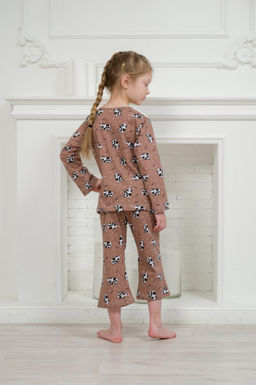 Пижама детская из кулирки Кисонька молоко - Амадэль фото 9