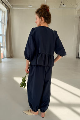 Блузка NATURE093/04/Синий - M&G all natural фото 7