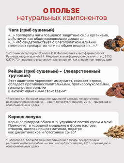 Грибная серия БАД Капсулы Чага и рейши с корнем лопуха Алфит 1237 фото 9