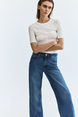 Wide High Waist Jeans - H&m фото 26