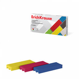 Цена за 1 шт. Пластилин классический ErichKrause 6 цветов, 96 г (в коробке 6 шт)