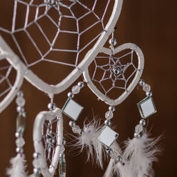 Ловец снов «Пять белых сердец», 0.7×16×45 см